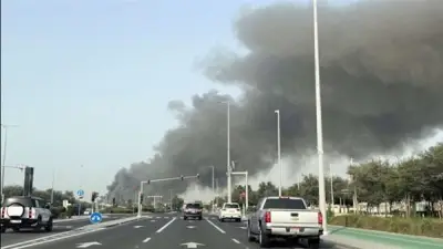 شظايا اعتراضية تتسبب في حريقين بمنشآت غاز حبشان بأبو ظبي وتسفر عن إصابات