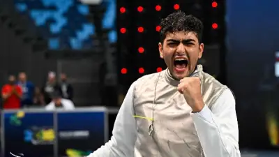 عبدالرحمن طلبة يحقق إنجازاً تاريخياً بفضية سلاح الشيش في بطولة العالم للناشئين بالبرازيل