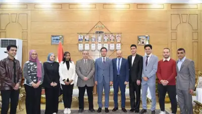 طلاب علوم بنها يحصدون المركز الثاني في مؤتمر ومعرض مصر للطاقة للمهنيين الشباب