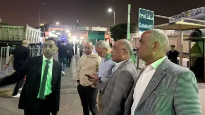 وزير البترول يستقبل جثمان الشهيد المهندس حسام صادق بمطار القاهرة في مشهد مهيب