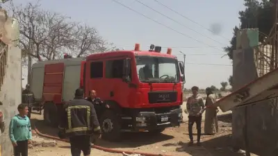 السيطرة على حريق مصنع مسلي بالمنيا دون إصابات بشرية