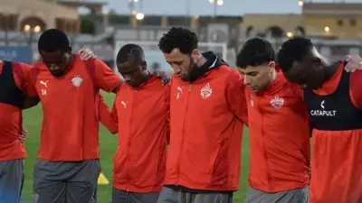 سيراميكا كليوباترا يختم استعداداته لمواجهة الأهلي في الدوري المصري الممتاز