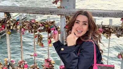 هنا الزاهد تخطف الأنظار بإطلالة شتوية ساحرة على ضفاف النيل عبر إنستجرام