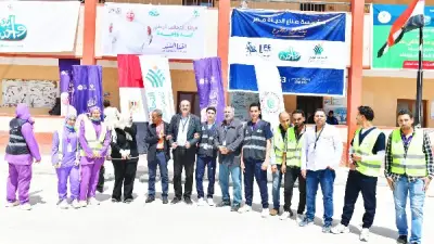 جمعية الباقيات الصالحات تشارك في القافلة الثامنة لمبادرة إيد واحدة ببورسعيد لدعم كبار السن