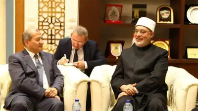 مفتي الجمهورية يستقبل وفدًا أوزبكيًا لتعزيز التعاون الديني والعلمي بين البلدين