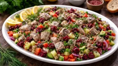 طريقة تحضير سلطة الرنجة التقليدية لاحتفالات شم النسيم مع خطوات الشيف نورا السادات