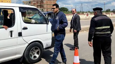 حملات مرورية مكثفة في كفر الشيخ للكشف عن تعاطي المخدرات بين السائقين