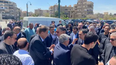 تشييع جثمان والد زوجة وزير التموين من مسجد العلي العظيم بمصر الجديدة