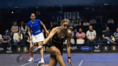 هانيا الحمامي تتأهل لنهائي بطولة الجونة الدولية للإسكواش بفوز ساحق على أمينة عرفي