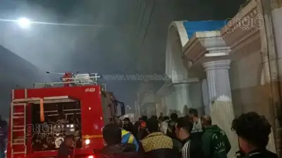 الحماية المدنية بالجيزة تنقذ سكان عقار من حريق هائل في أوسيم