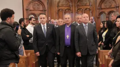 الطائفة الإنجيلية تحتفل بعيد القيامة في مصر الجديدة بحضور رسمي ودبلوماسي مكثف