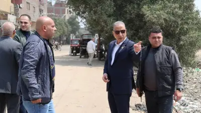 محافظ الجيزة يتفقد نظافة الطرق في كرداسة وأوسيم ويوجه بحملات مكثفة