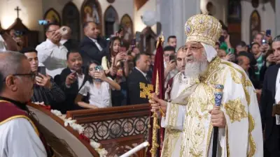 أجواء إيمانية مميزة في قداس القيامة بالكاتدرائية المرقسية بالعباسية