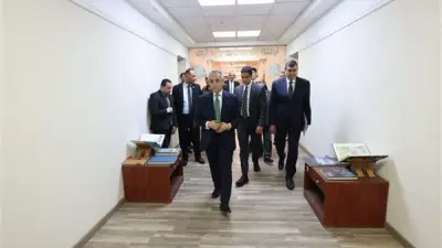 وزير العدل يباشر مهامه من المركز القومي للدراسات القضائية تطبيقًا لنظام العمل عن بُعد