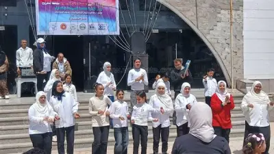 احتفالية شم النسيم الكبرى في حديقة كليوباترا بمطروح تجذب أعدادًا كبيرة من الأسر