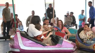 السيارات الكهربائية تخطف الأضواء في احتفالات شم النسيم بالحديقة الدولية