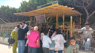 إقبال جماهيري كبير على حدائق دسوق في كفر الشيخ احتفالًا بشم النسيم