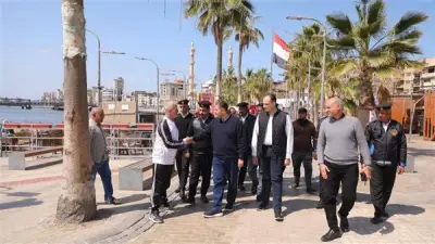 محافظ دمياط يتفقد حديقة بنت الشاطئ لضمان جودة الخدمات خلال احتفالات أعياد الربيع