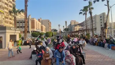 إقبال جماهيري كبير على حدائق المنصورة في احتفالات شم النسيم وسط استعدادات مكثفة