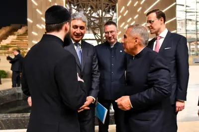 رئيس جمهورية تتارستان يزور المتحف الكبير: صرح عالمي يجمع الأصالة والحداثة