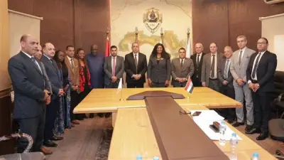 علام يستقبل وفد اتحاد المحامين الأفارقة لبحث ترتيبات المؤتمر السنوي في القاهرة