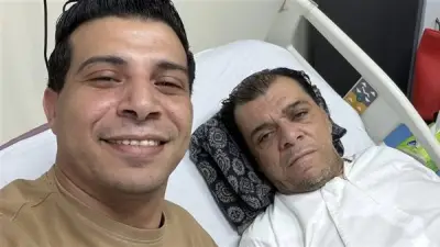 نجل المطرب الراحل شعبان عبد الرحيم يخضع لعملية جراحية ناجحة