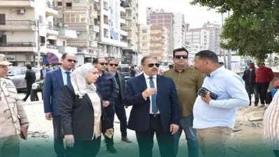 محافظ الشرقية يتفقد أعمال تطوير شارع سعد زغلول بالزقازيق لتحسين الحركة المرورية