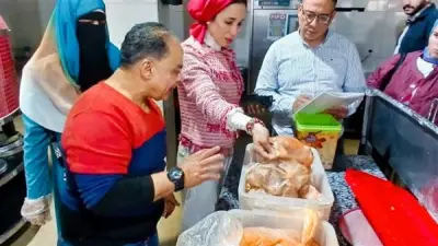 ضبط نصف طن لحوم ودواجن فاسدة في حملة رقابية مكثفة بمحافظة الغربية