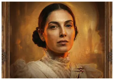 أسد رزان جمّال يطل في بوستر فردي كلاسيكي يعود إلى القرن التاسع عشر