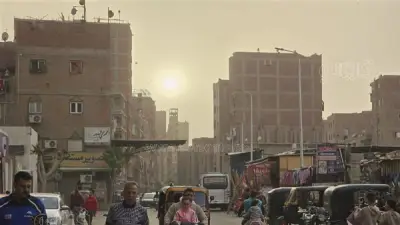 رياح مثيرة للأتربة تضرب شبرا الخيمة وتؤثر على الرؤية الأفقية