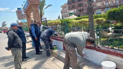 محافظ كفر الشيخ يشرف على تجميل الأرصفة ورفع كفاءة مدخل مدينة دسوق ضمن خطة تطويرية شاملة