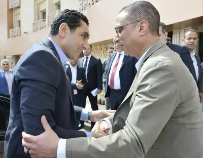 وزير الرياضة يلتقي محافظ الجيزة لبحث الاستعدادات قبل جولته التفقدية