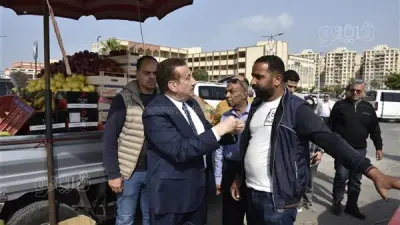 محافظ بورسعيد يوجه بتكثيف حملات إزالة الإشغالات والتعديات في حي الضواحي