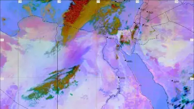 الأرصاد تحذر من استمرار الغطاء السحابي وأمطار متوقعة على جنوب الصعيد