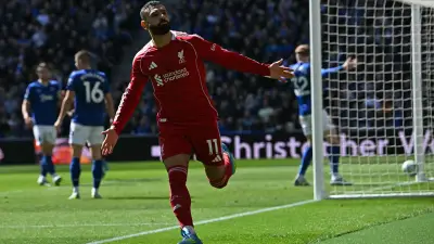 صلاح يكتب التاريخ في ديربي الميرسيسايد بتسجيله الهدف التاسع ليعادل رقم جيرارد