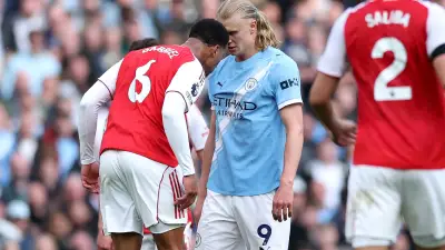 رابطة البريميرليج توضح سبب عدم طرد جابرييل بعد نطحه لهالاند في مانشستر سيتي ضد آرسنال