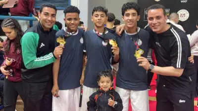 أبطال كاراتيه كفر الشيخ يتوجون بذهبيات ثلاث في بطولة شمال أفريقيا