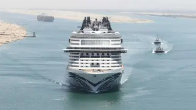سفينة EURIBIA السياحية تعبر قناة السويس في أول رحلة لها وتحمل 6 آلاف سائح