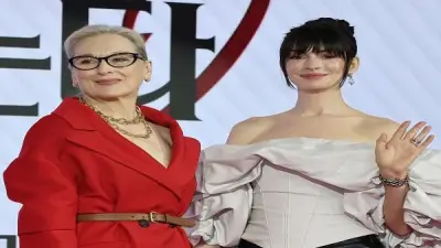 ميريل ستريب وآن هاثاواي في كوريا الجنوبية للترويج لفيلم The Devil Wears Prada 2