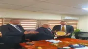 تكريم رئيس قطاع الشؤون المالية في شركة شمال القاهرة لتوزيع الكهرباء لترقيته الجديدة