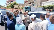 محافظ الأقصر يتفقد مشروعات تطويرية في أرمنت ويوجه بإنشاء ملعب خماسي