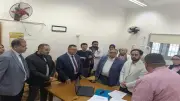 زيارة لجنة وزارة الصحة لمستشفى كفر الشيخ الجامعي لمتابعة وحدة الفيروسات الكبدية