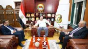 محافظ مطروح يبحث مع إيفاد التوسع في مشروعات التنمية الزراعية وحصاد المياه ودعم الشباب