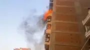 إصابة سيدة وطفليها في حريق شقة سكنية بالوراق