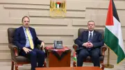 سفير فلسطين يبحث مع نظيره البلجيكي تطورات الأوضاع ودعم حل الدولتين