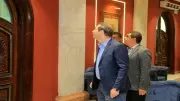أيمن الشيوي يتابع مشروع تطوير مسرح بيرم التونسي بالإسكندرية