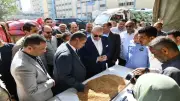 محافظ الفيوم يتفقد توريد القمح المحلي لصوامع مطاحن مصر الوسطى