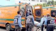إصابة أب ونجله وعامل في حادث انقلاب سيارة بالشرقية