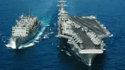 حاملة الطائرات جيرالد فورد تغادر الشرق الأوسط قريباً
