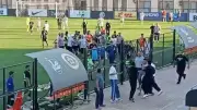 اشتباكات عنيفة في مباراة بروكسي ومسار بسبب قرار تحكيمي مثير للجدل